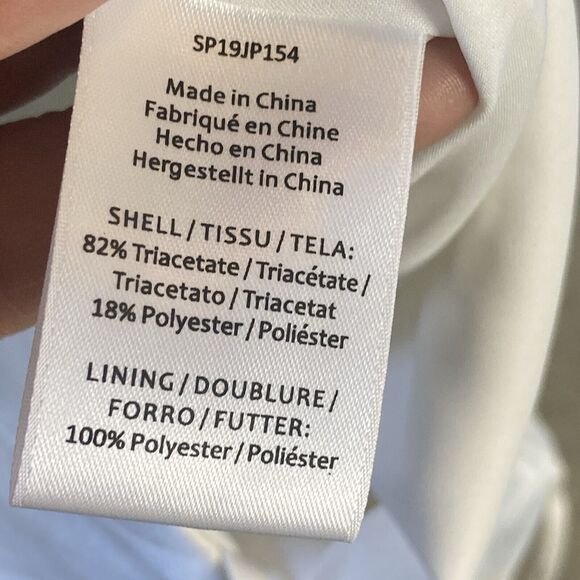 Rachel Zoe Jumpsuit Womens 8 White Bridgette Sleeveless‎ Wide Leg Day Party - Picture 10 of 12